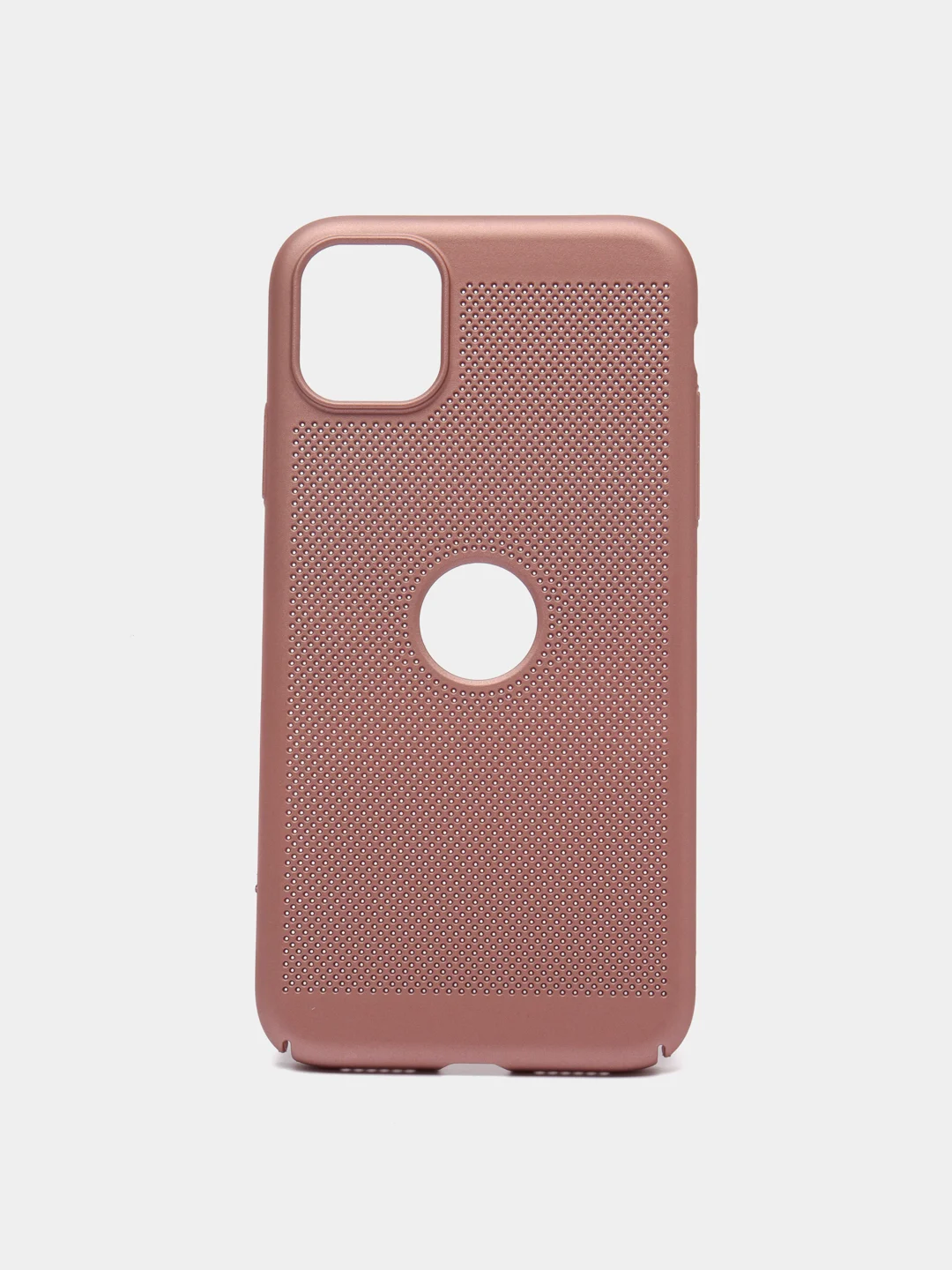 Розовый чехол ультратонкий с перфорацией для Айфон iPhone 11, iPhone 11 Pro, iPhone 11 Pro Max