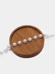 Золотой цепочка для очков, с искусственным жемчугом, держатель для маски