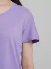 Лавандовый футболка женская