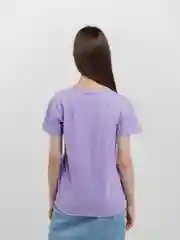 Лавандовый футболка женская
