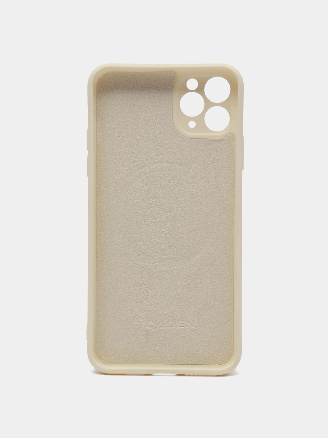 Белый чехол Soft Touch silicone case с магнитом MagSafe для iPhone 11, 11Pro, 11Pro Max