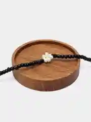 Черный цепочка для очков из цветного бисера