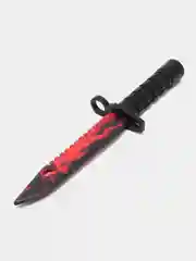 Алый деревянный штык-нож М9 Bayonet "Волны Рубин" CS GO (КС ГО)