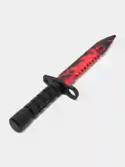 Алый деревянный штык-нож М9 Bayonet "Волны Рубин" CS GO (КС ГО)