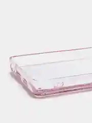 Розовый чехол Samsung Galaxy A01 Core, Галакси А01 силиконовый переливающийся жидкий с блестками