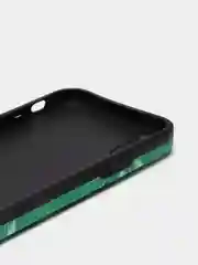 Бирюзовый чехол "Клинок, рассекающий демонов" на iPhone XR, 11, 12 mini, 12 Pro, 13, 13 Pro