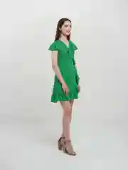 Платье летнее женское в горошек длина мини