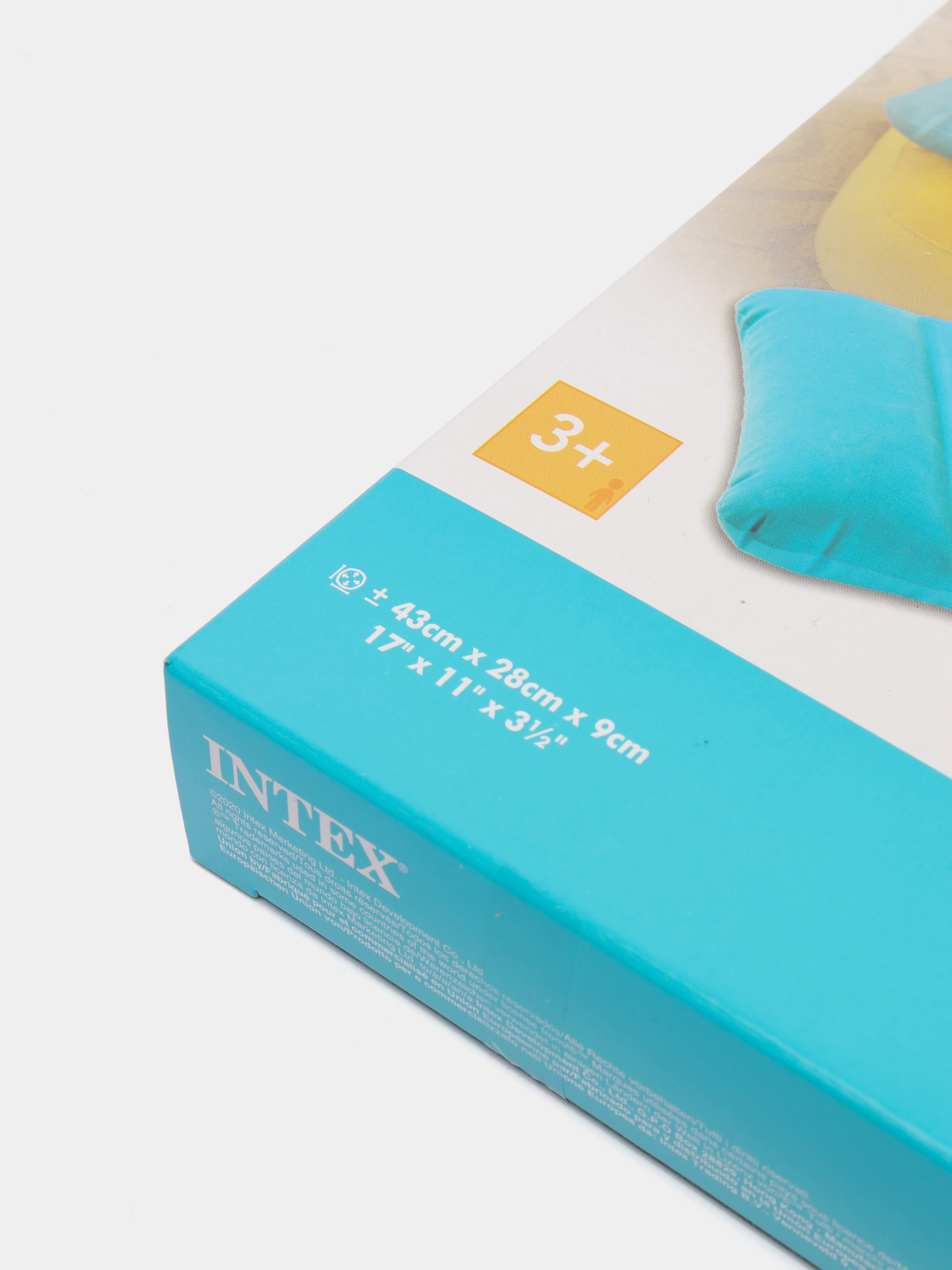 Голубой подушка для путешествий Intex, 3 цвета