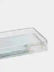 Серебряный чехол Samsung Galaxy A01 Core, Галакси А01 силиконовый переливающийся жидкий с блестками