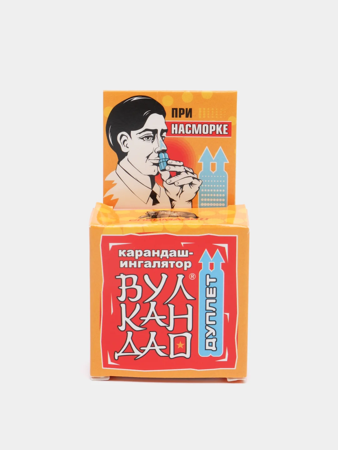 Ингалятор-карандаш "Вулкан Дао дуплет" для носа, при насморке, 5 г