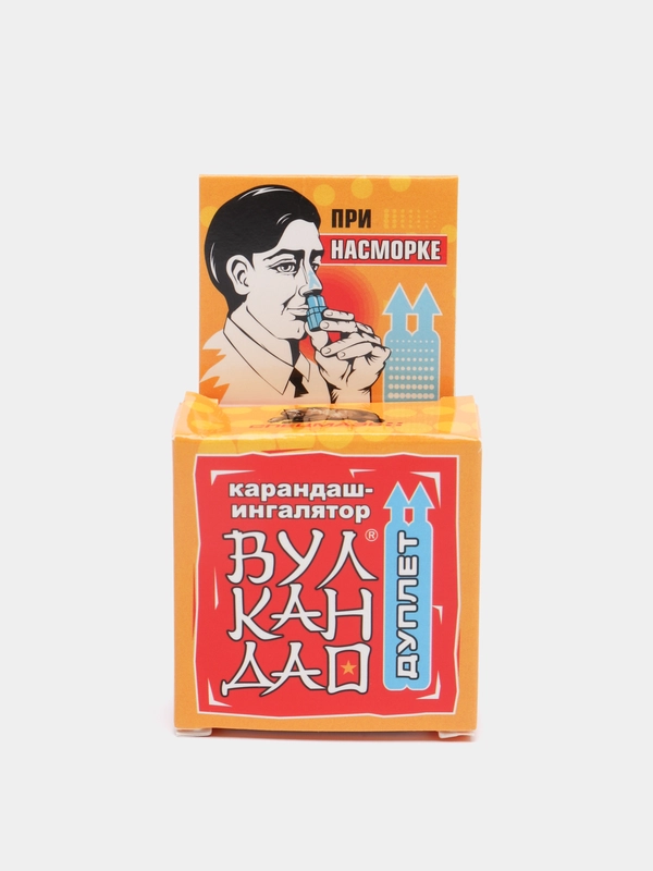 Ингалятор-карандаш "Вулкан Дао дуплет" для носа, при насморке, 5 г