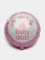 Розовый фольгированный шар "Its a..."