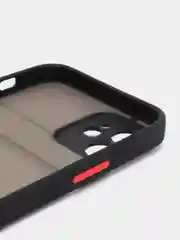 Угольный чехол для айфон (iPhone) 11 / 12 / 13 Pro Max про макс пластиковый с принтом