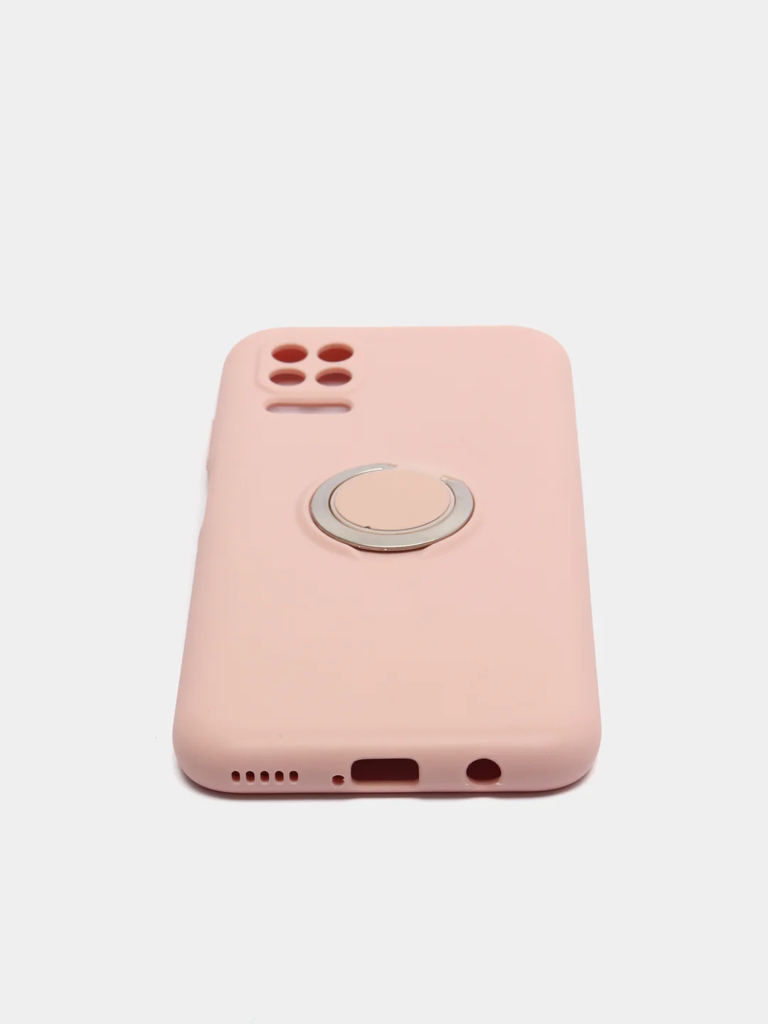 Бежевый чехол для Huawei P40 Lite, с кольцом-держателем