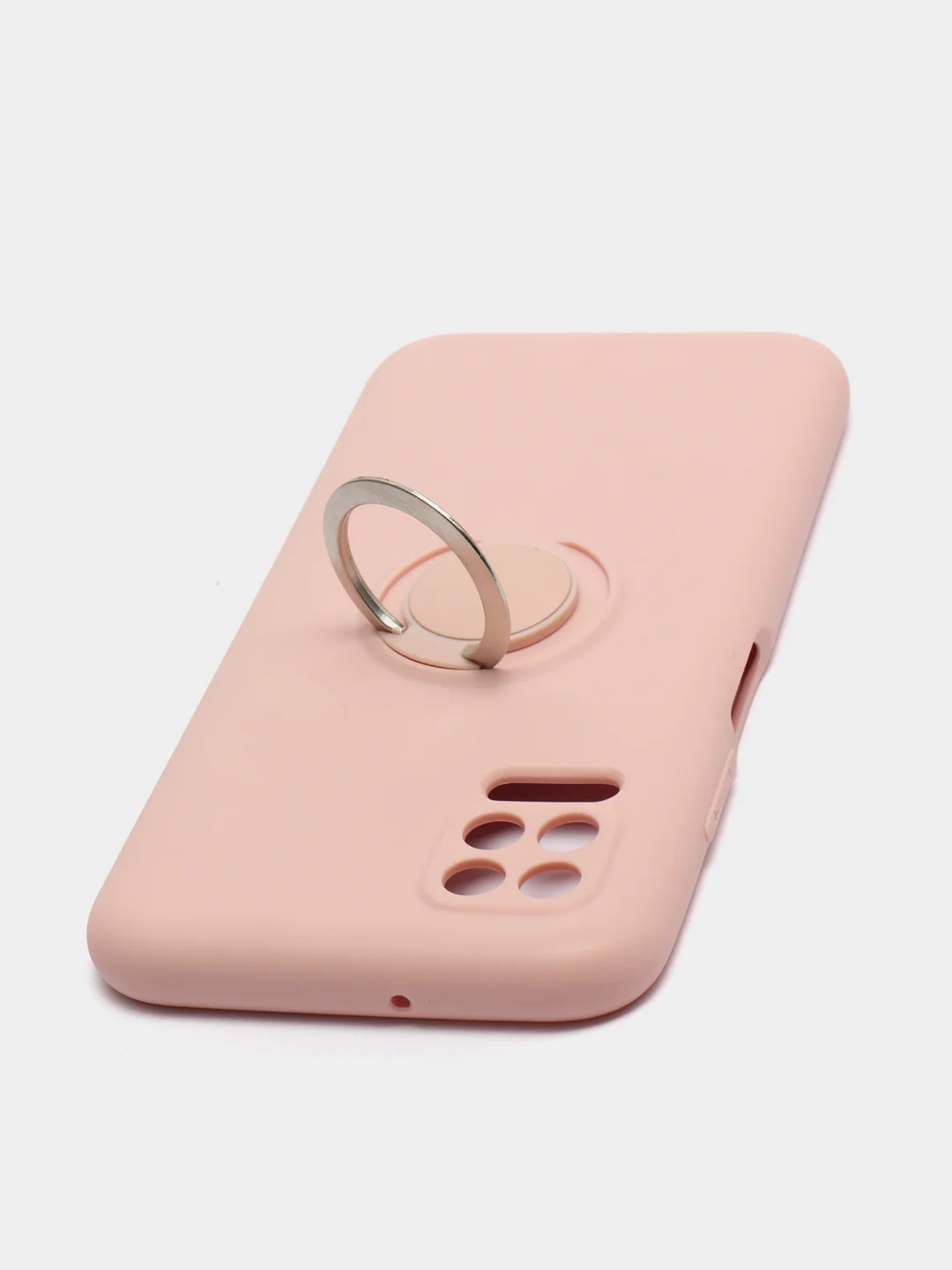 Бежевый чехол для Huawei P40 Lite, с кольцом-держателем