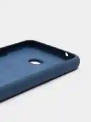 Темно-синий чехол силиконовый Silicone Cover Case для Samsung Galaxy A6S, M20