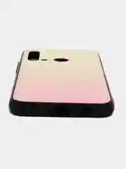 Желтый чехол градиент на Huawei P20 lite 2019 / Nova 5i с закаленным стеклом, 7 цветов, mobios