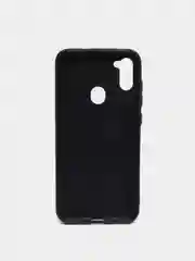 Синий чехол для Samsung A11 (Самсунг A11) матовый с защитой камеры