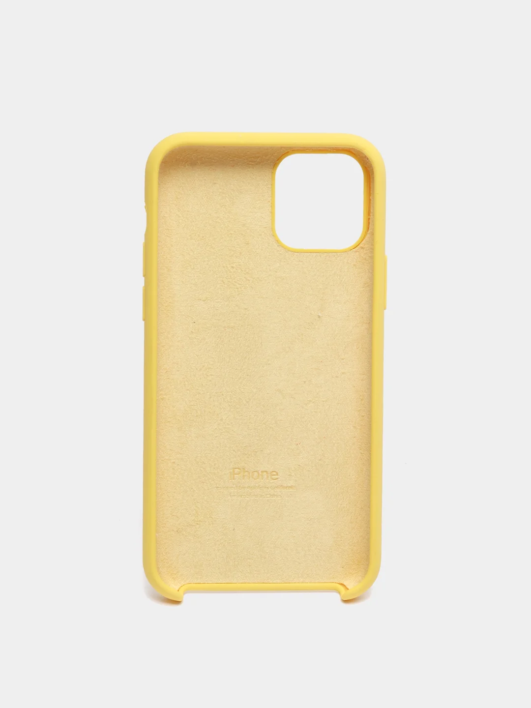Желтый чехол Silicone Case для iPhone 11 Pro