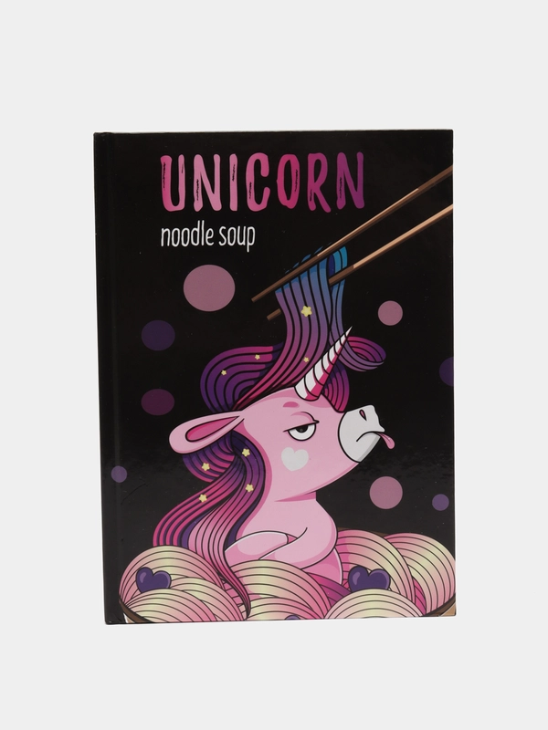 Ежедневник "Unicorn noodle soup" в точку, недатированный, А6, 64 листа pkt