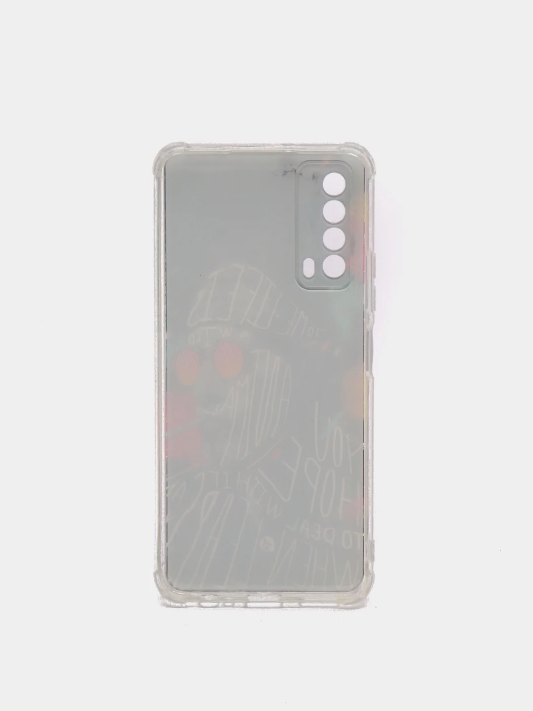 Угольный чехол Huawei P Smart 2021, Хуавей П Смарт 2021 силиконовый, с рисунком