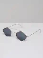 Угольный солнцезащитные очки, унисекс, шестиугольной формы