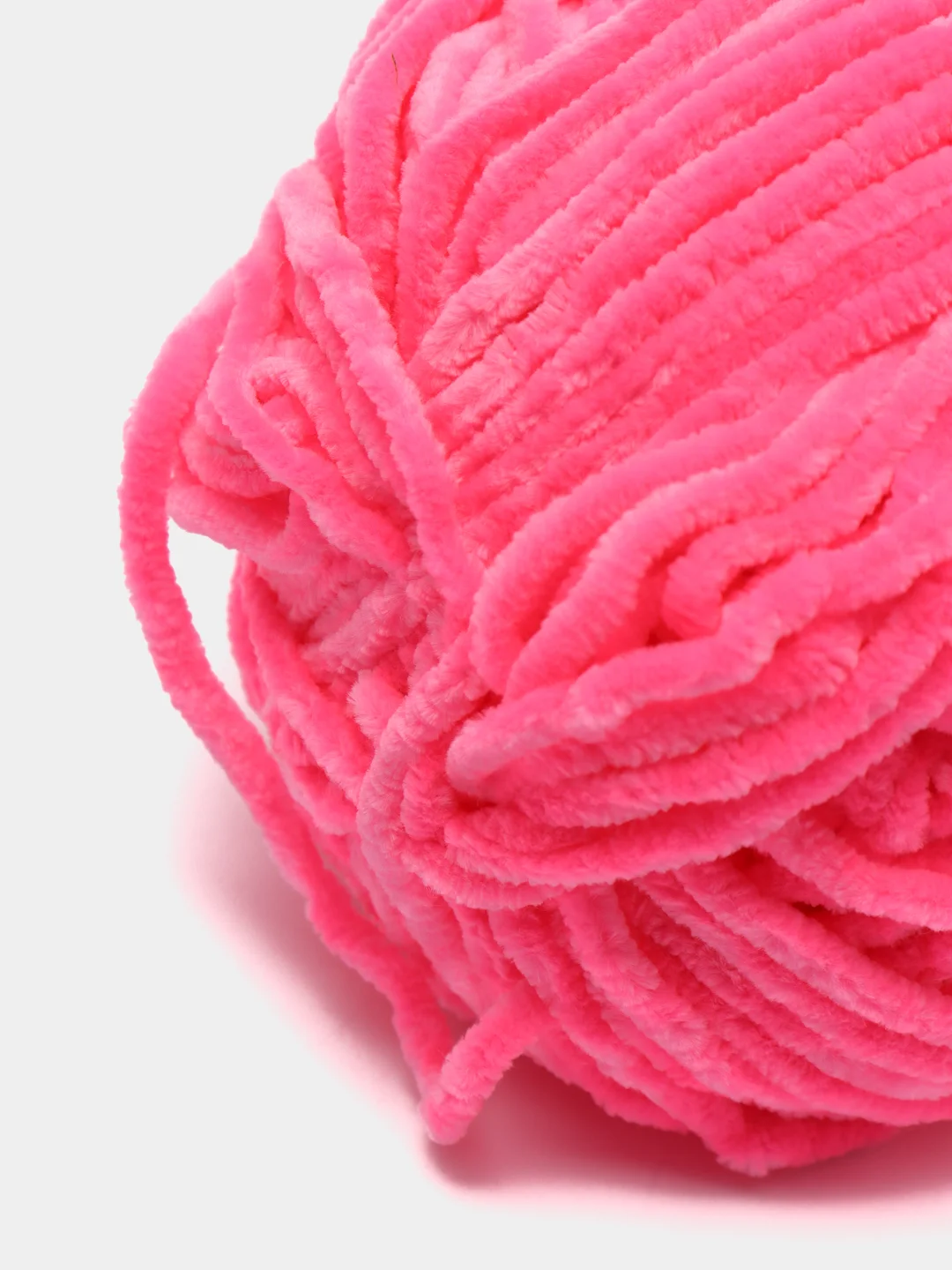 Тёмно-розовый пряжа плюшевая YarnArt Velour, 100 г, 170 м (Пряжа Велюровая)
