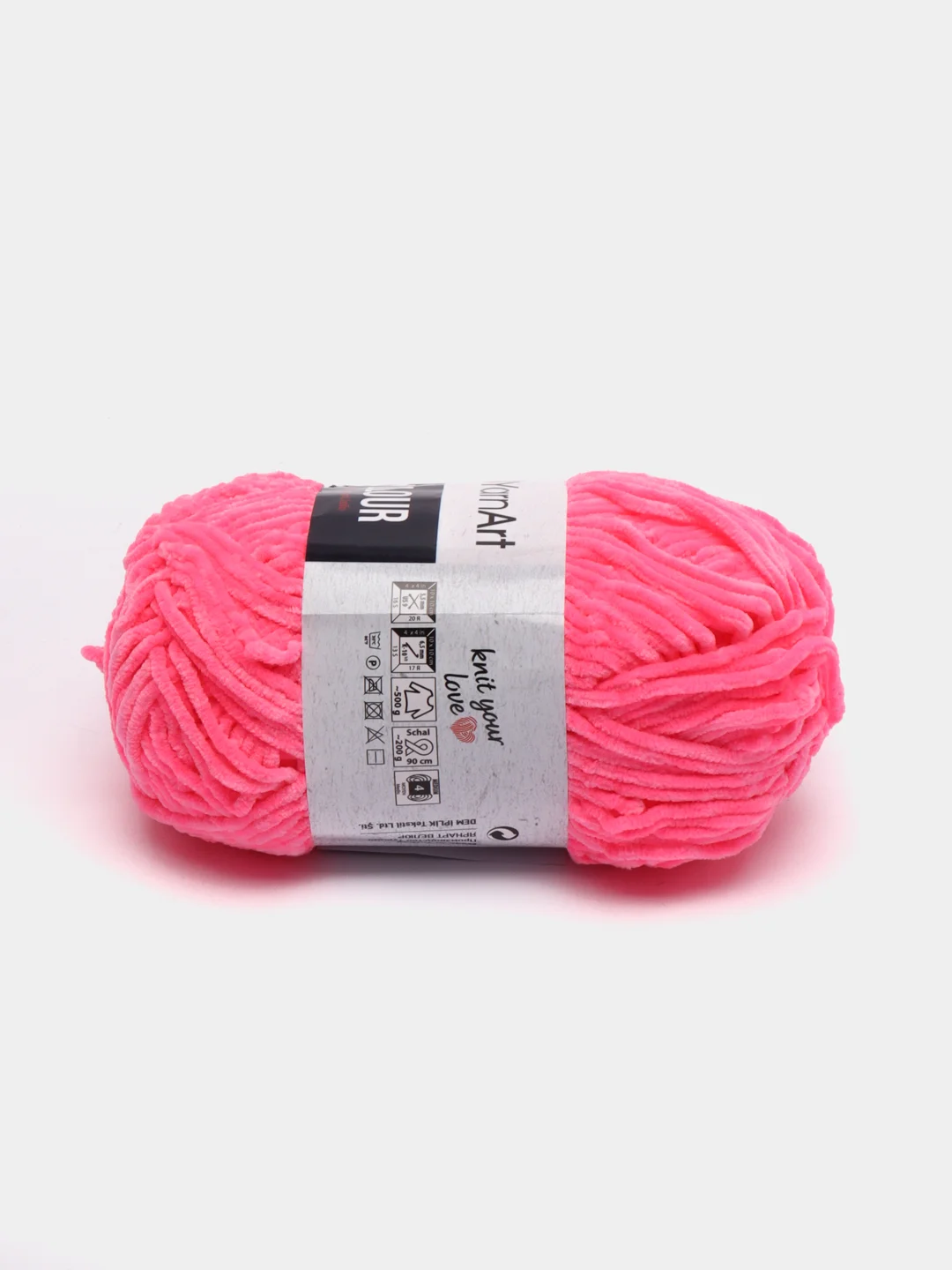 Тёмно-розовый пряжа плюшевая YarnArt Velour, 100 г, 170 м (Пряжа Велюровая)