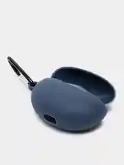 Синий меланж чехол на Huawei FreeBuds 4i для беспроводных наушников КАРТОФАН силиконовый матовый тонкий