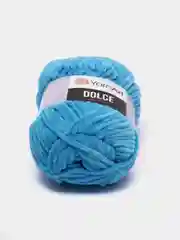 Голубой пряжа плюшевая YarnArt Dolce (ЯрнАрт Дольче)