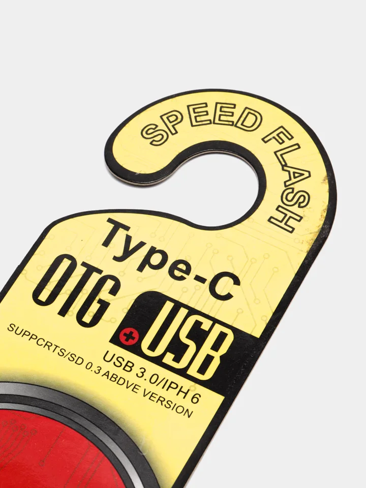 Черный адаптер переходник с USB Type - C (вход) на OTG USB 3.0 (выход) c MicroUSB на USB