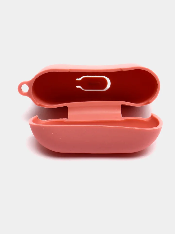 Розовый силиконовый чехол для наушников Apple Airpods Pro