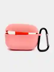 Розовый силиконовый чехол для наушников Apple Airpods Pro