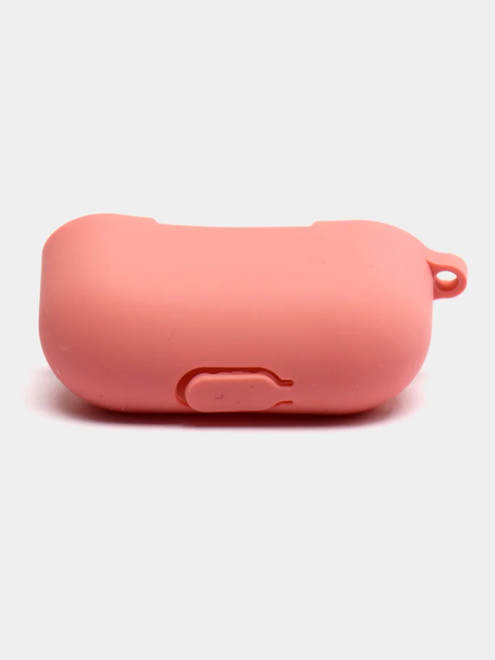 Розовый силиконовый чехол для наушников Apple Airpods Pro