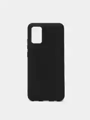 Черный чехол для Samsung Galaxy A02s, Самсунг Галакси А02с силиконовый цветной