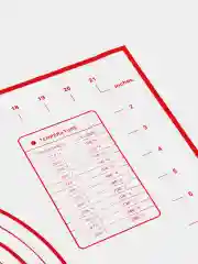 Красный коврик силиконовый для теста и выпечки