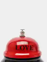 Звонок настольный "Ring for a love", 7.5 х 7.5 х 6.5 см