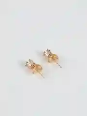 Белый классические серьги-гвоздики с цирконием Xuping