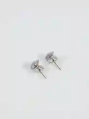 Сиреневый серьги-гвоздики с крупным камнем Swarovski