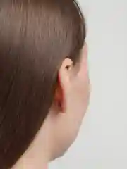 Сиреневый серьги-гвоздики с крупным камнем Swarovski