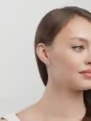 Сиреневый серьги с камнем Swarovski, Xuping, позолота