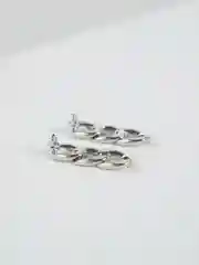 Серебряный серьги-цепочки
