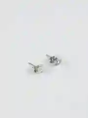 Серебряный серьги-гвоздики Swarovski Xuping