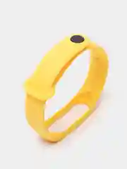 Желтый силиконовый ремешок для фитнес-браслетов Xiaomi Mi Band 3/4