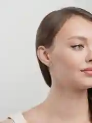Лесной зеленый серьги-гвоздики Swarovski Xuping