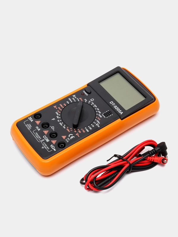 Мультиметр цифровой DT-9205A купить по цене 999 ₽ в интернет-магазине ...