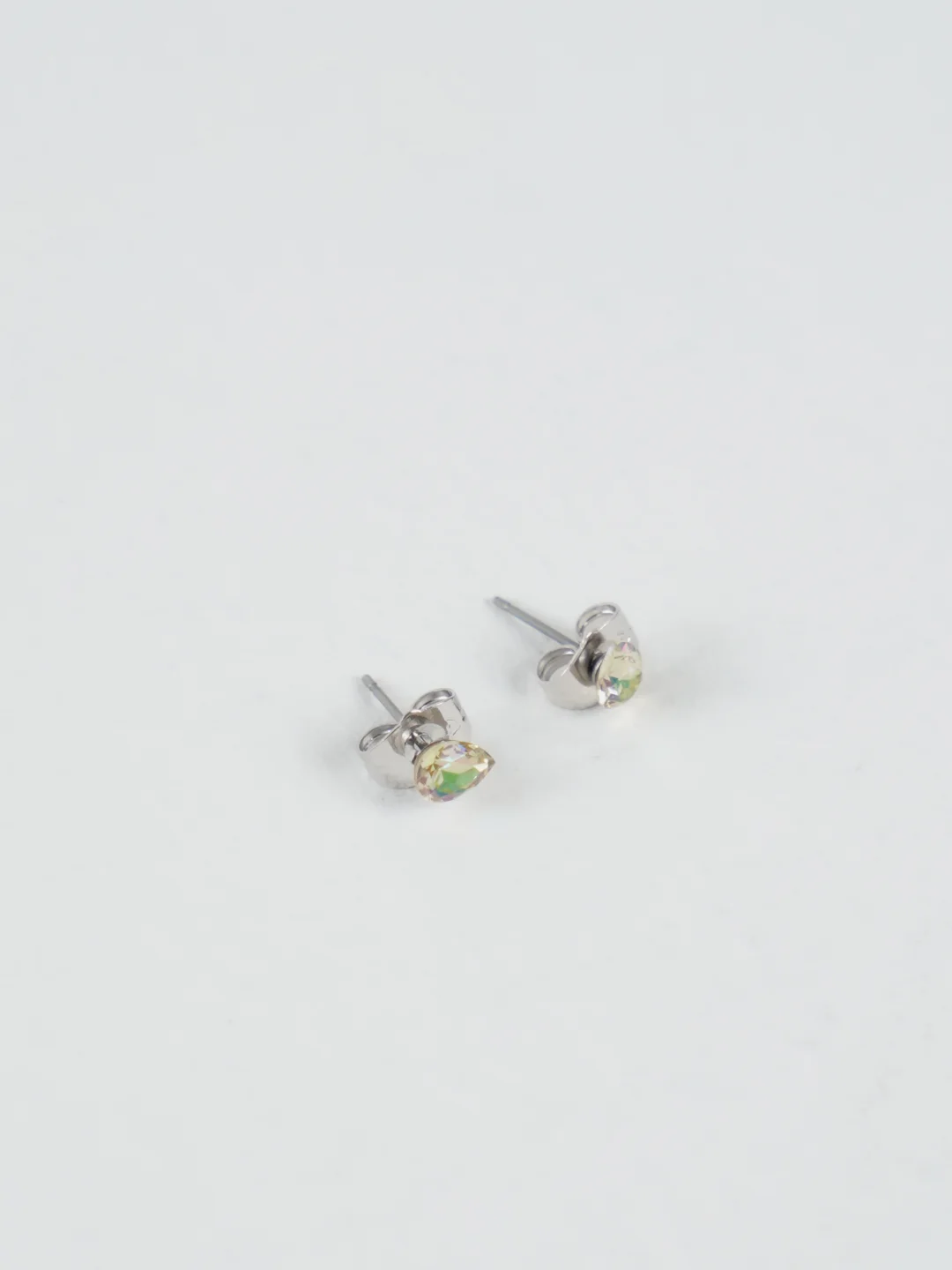 Золотистый хаки серьги-гвоздики Swarovski Xuping