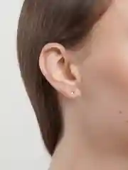 Золотистый хаки серьги-гвоздики Swarovski Xuping