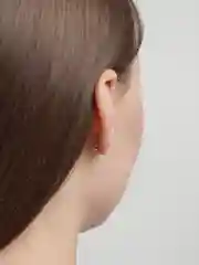 Золотистый хаки серьги-гвоздики Swarovski Xuping