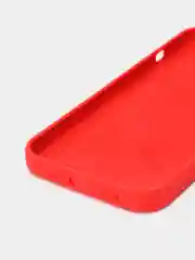 Красный чехол силиконовый для iPhone 13, 13 Pro, 13 Pro Max, с закрытым низом
